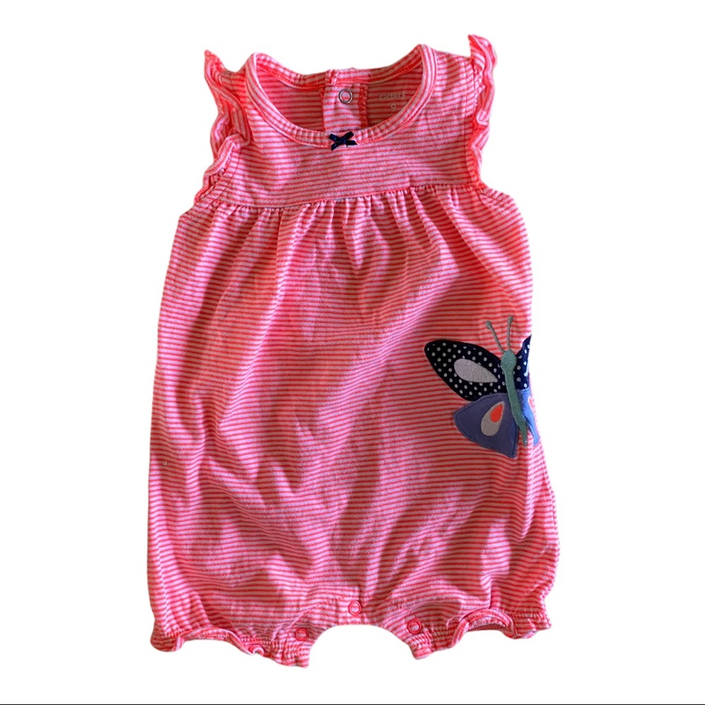 EUC Carter’s Butterfly Jumper Size 9 Months - Picture 1 of 2